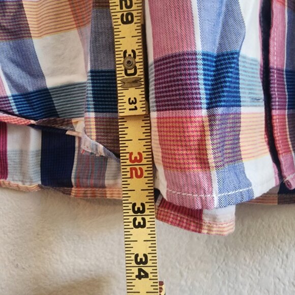 Tommy Bahama Shirt Mens 2XL Multicolor Plaid Button Up Long Sleeve Cotton Tencel - Picture 11 of 12